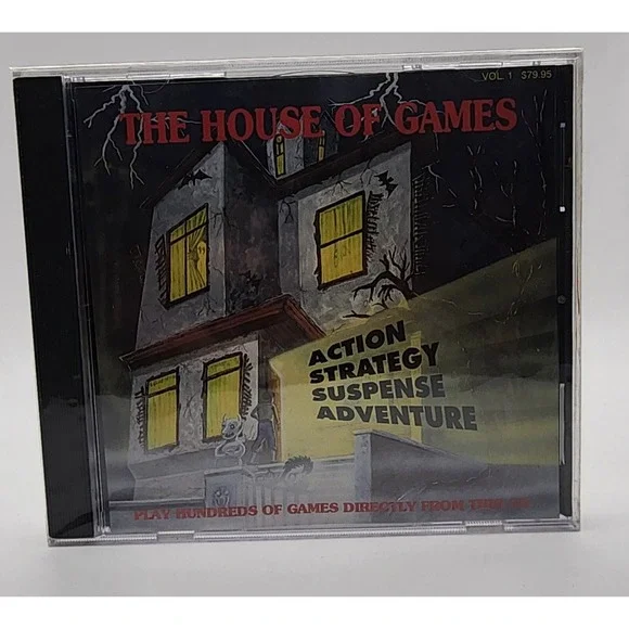 The House of Games Vol 1 PC Game CD ROM Video Game Vintage Sealed - Picture 1 of 4